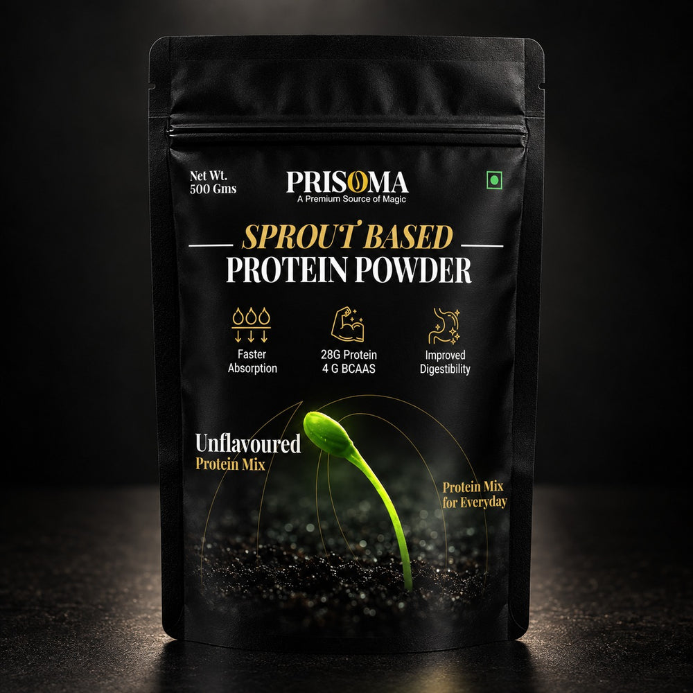 Prisoma Sprout-Based Protein – Unflavoured 500 Gms